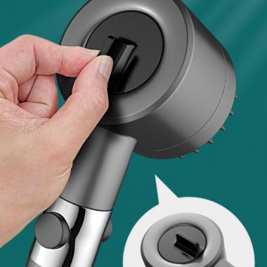 High Pressure Shower Head With Massage Function In Three Spray Modes