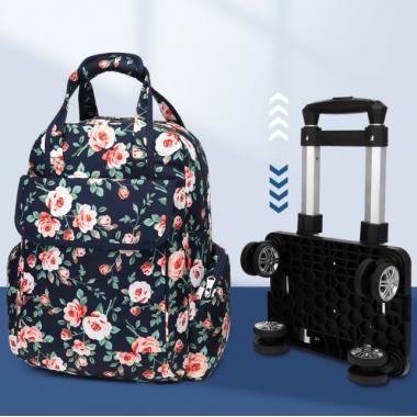 Lightweight Folding Backpack Travel Case With Wheels
