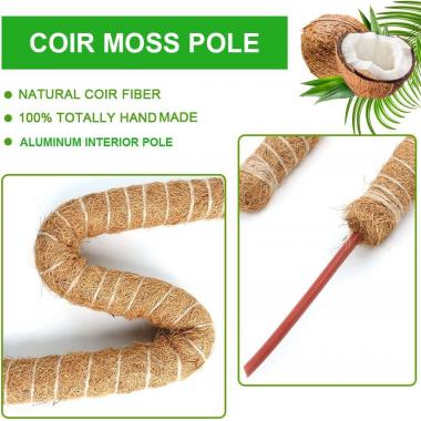 Flexible Indoor Plant Climbing Moss Pole Coconut Palm Stick