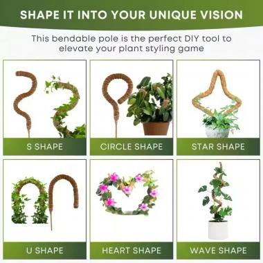 Flexible Indoor Plant Climbing Moss Pole Coconut Palm Stick