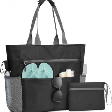 Large Capacity Foldable Waterproof Sandproof Beach Tote Bag