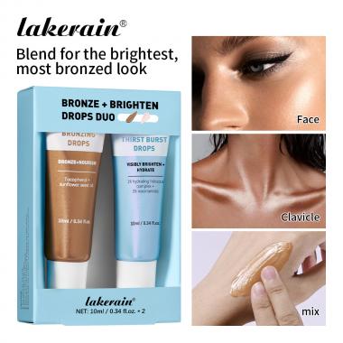 Lakelain Skin Brightening&Bronze Essence Portable Travel Suit