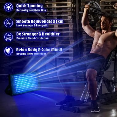 UV Sunbathing Full Body Baking Lamp Tanning Machine With USB Plug