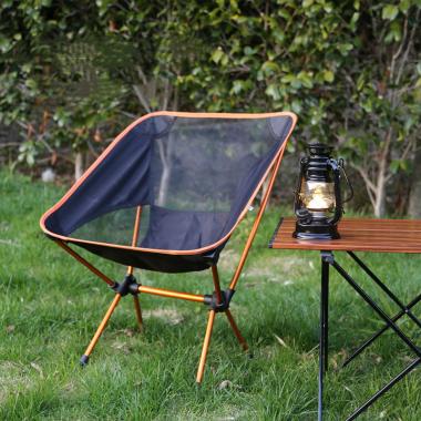 Portable Ultra Light Aluminum Alloy Camping Backrest Folding Chair