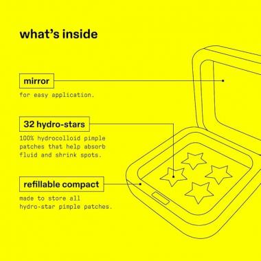 Cute Star Shaped Water-based Gel Acne Patch Reduces Redness And Swelling