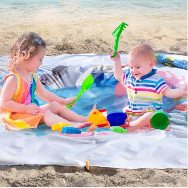 Waterproof Foldable Beach Pool Blanket Suitable For Children's Outdoor Vacation