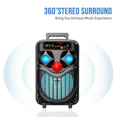 Portable 8-inch Bluetooth LED karaoke Handheld Speaker