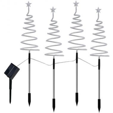 LED Pentagram Spiral Christmas Tree Ground Mounted Light Set