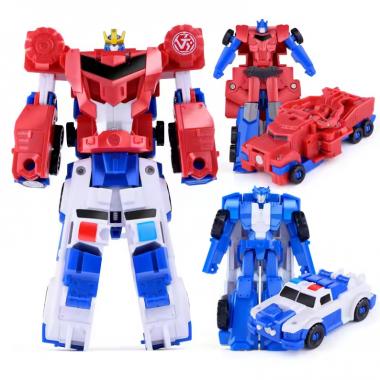 2-in-1 Robot Unicorn Collision Deformation Magnetic Fusion Toy