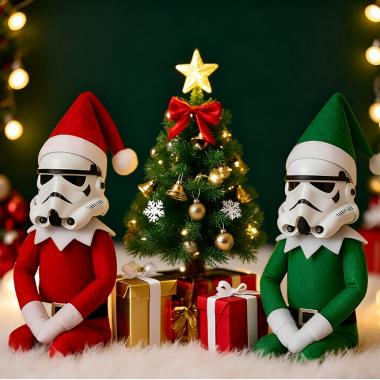 Storm Troopers Elf Star Wars Christmas Decorations Doll