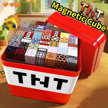 Minecraft Magnetic Block Children's Puzzle Building Toy