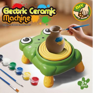 Children's Electric Pottery Machine Clay Tool Set DIY Toy