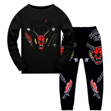 Stranger Things Hellfire Club Kids Long Sleeve Set