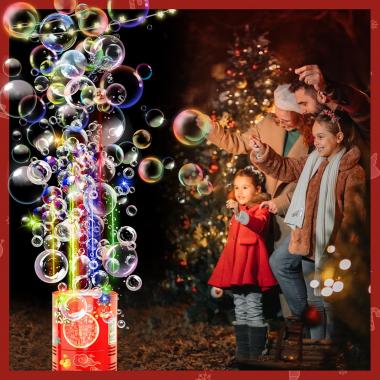 New Year's Lighting Simulation Fireworks Bubble Machine
