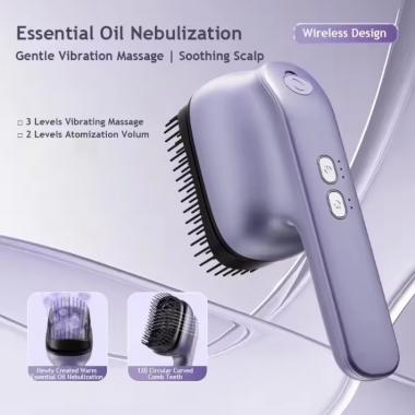 Electric Massage Hair Care Comb Essential Oil Nebulization