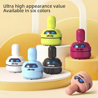 USB Rechargeable Mini Robot Design Desktop Vacuum Cleaner