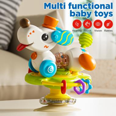 Baby Puzzle Cute Dog Multi Functional Sensory Training Toy