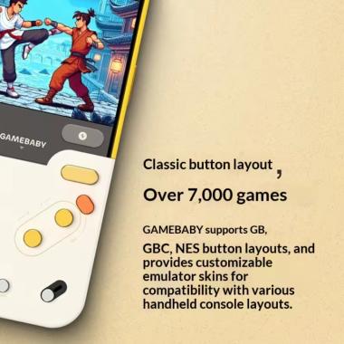 GAMEBABY iPhone Case Game Button Controller Prop Stand