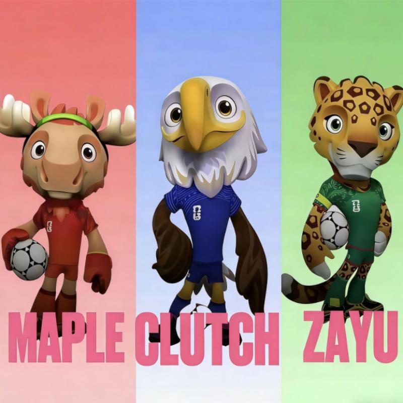 2026 FIFA World Cup Mascot Plush Doll Pendant Doll