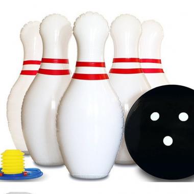 PVC Outdoor Sports Inflatable Bowling Throwing Family Game Set
