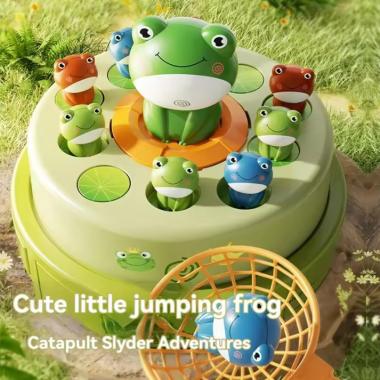 Electric Frog Catapult Music Parent-child Interactive Puzzle Toy