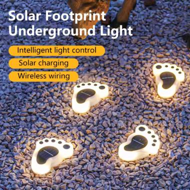 Solar Waterproof Footprint Courtyard Decoration Lawn Light