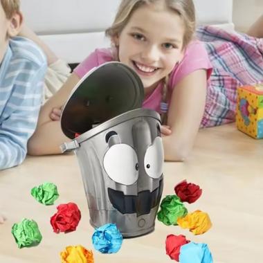 Electric Crazy Garbage Can Party Parent Child Interactive Toy