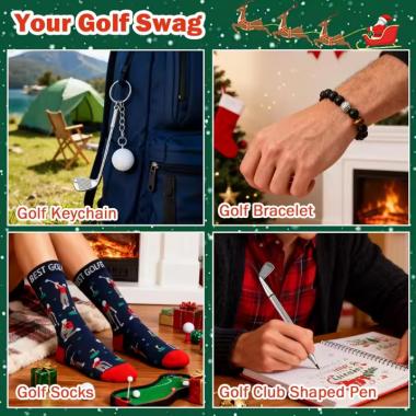 Golf Advent Calendar Golf Enthusiasts Christmas Blind Box