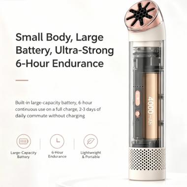 Mini Handheld Bladeless Hanging Neck High-speed Fan