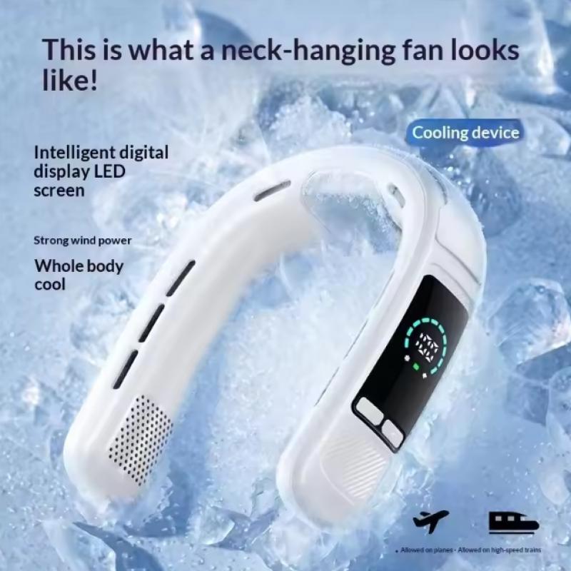 USB Charging Semiconductor Refrigeration Neck Bladeless Fan