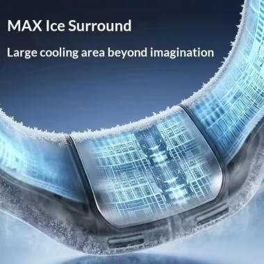 USB Charging Semiconductor Refrigeration Neck Bladeless Fan