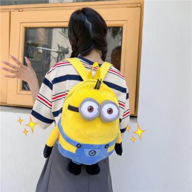 Bob Kevin Stuart Cartoon Plush Backpack