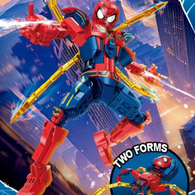 Cartoon Mecha Puzzle Assembly Building Blocks