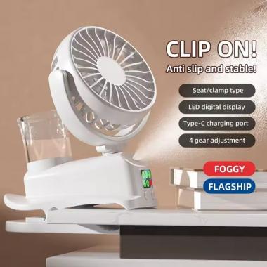 Rechargeable Office Dormitory Outdoor Multi-Functional Desktop Clip Fan