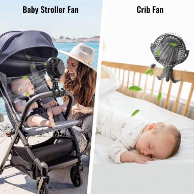 Stroller Octopus Three Speed Variable Frequency Fan