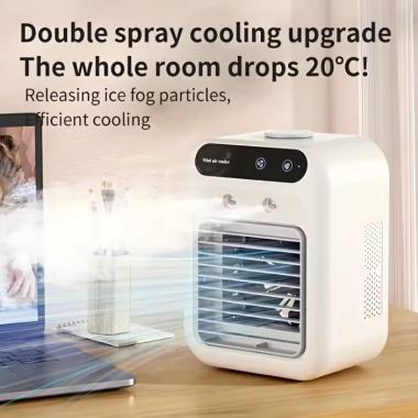 Desktop Spray Humidification Refrigeration Air Cooler Fan