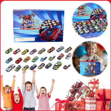 Christmas Pull-back Racing Car Toys Blind Box