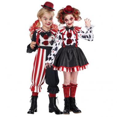 Children's Halloween Clown Dance Performance Costumes