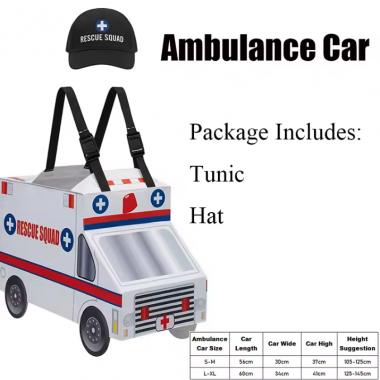 Halloween Police Car Ambulance Fire Truck Cosplay Costume
