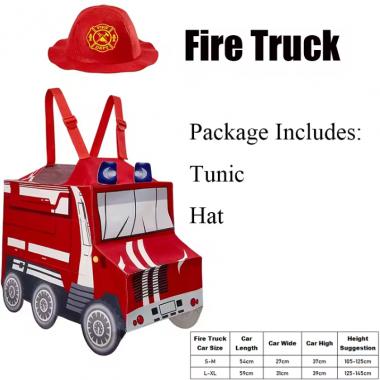 Halloween Police Car Ambulance Fire Truck Cosplay Costume