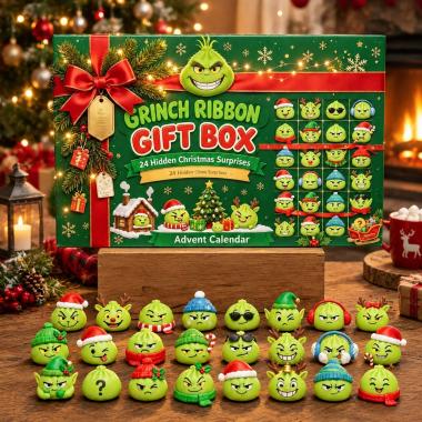 Bao Squishy Grinch Christmas Advent Calendar